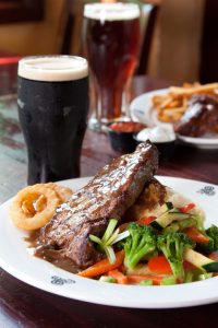 Gaelic steak at Irish Pub.